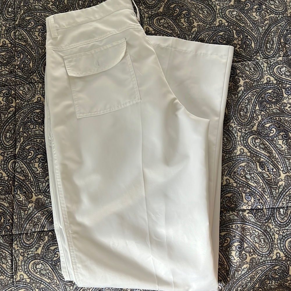 Mens Adidas White Golf pants 32x34